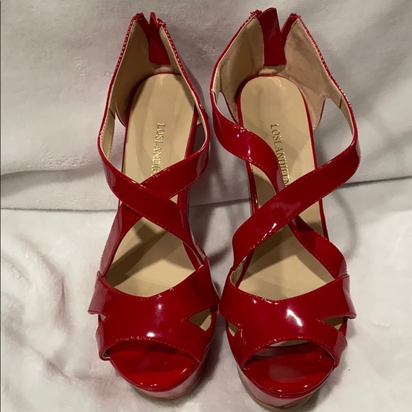 Candy Apple Red Wedges✨ - Picture 2 of 7